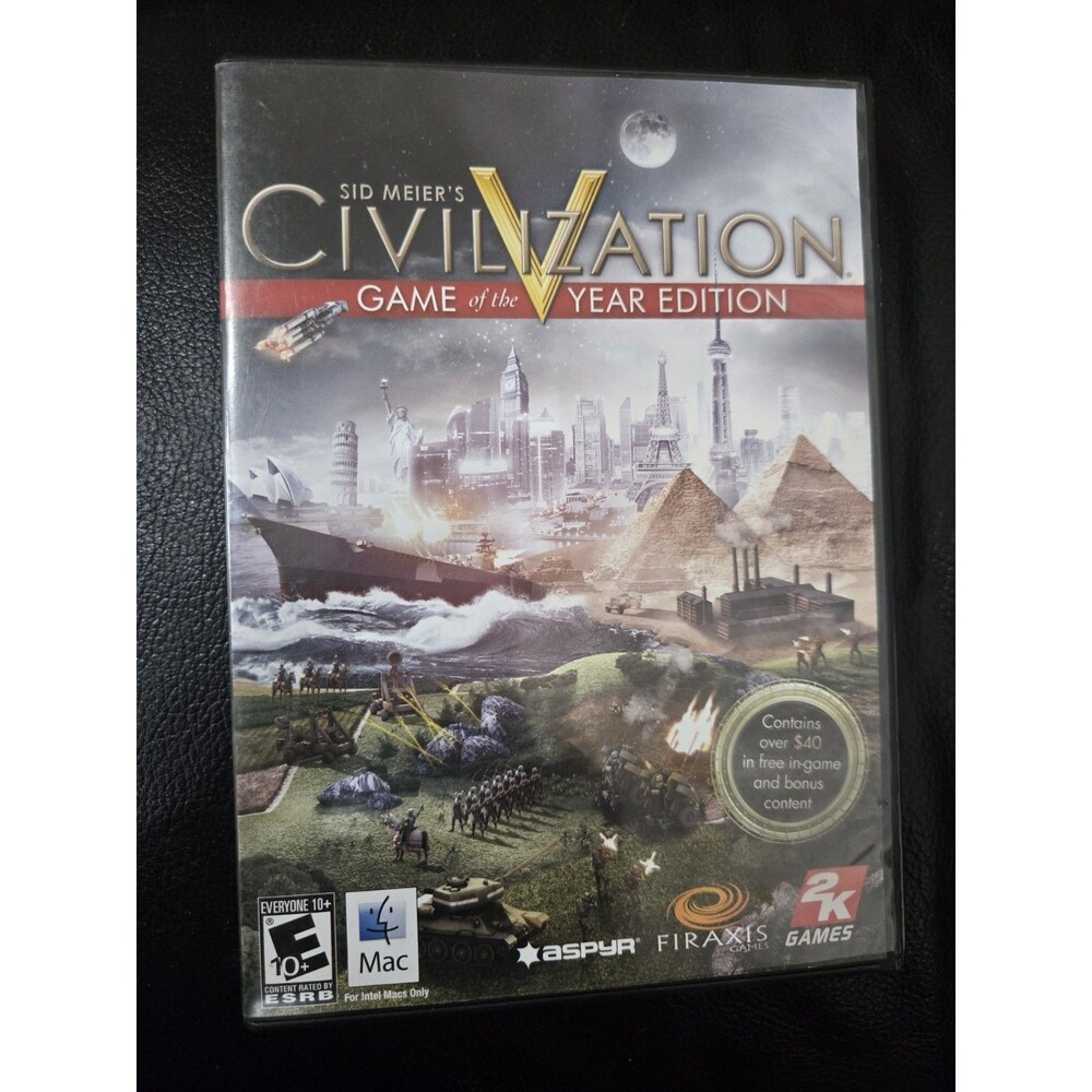 Sid Meier's Civilization IV (Civ 4) PC Video Game- Complete CIB Incl Tree Chart
